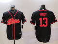 Men's San Francisco 49ers Brock Purdy #13 Black Replica Player Jerseys