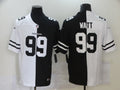 Men's Houston Texans J.J. Watt #99 Black/White Game Jerseys