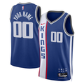 Men's Sacramento Kings Blue 2023/24 Custom Swingman Jerseys - City Edition