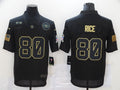 Men's San Francisco 49ers #80 Jerry Rice Black Game Player Jerseys