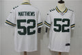 Men's Green Bay Packers Clay Matthews #52 White Game Player Jerseys