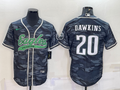 Men's Philadelphia Eagles Brian Dawkins #20 Grey Camouflage Game Jerseys Joint Edition