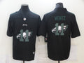 Men's Philadelphia Eagles #11 Carson Wentz Black Replica Game Jerseys
