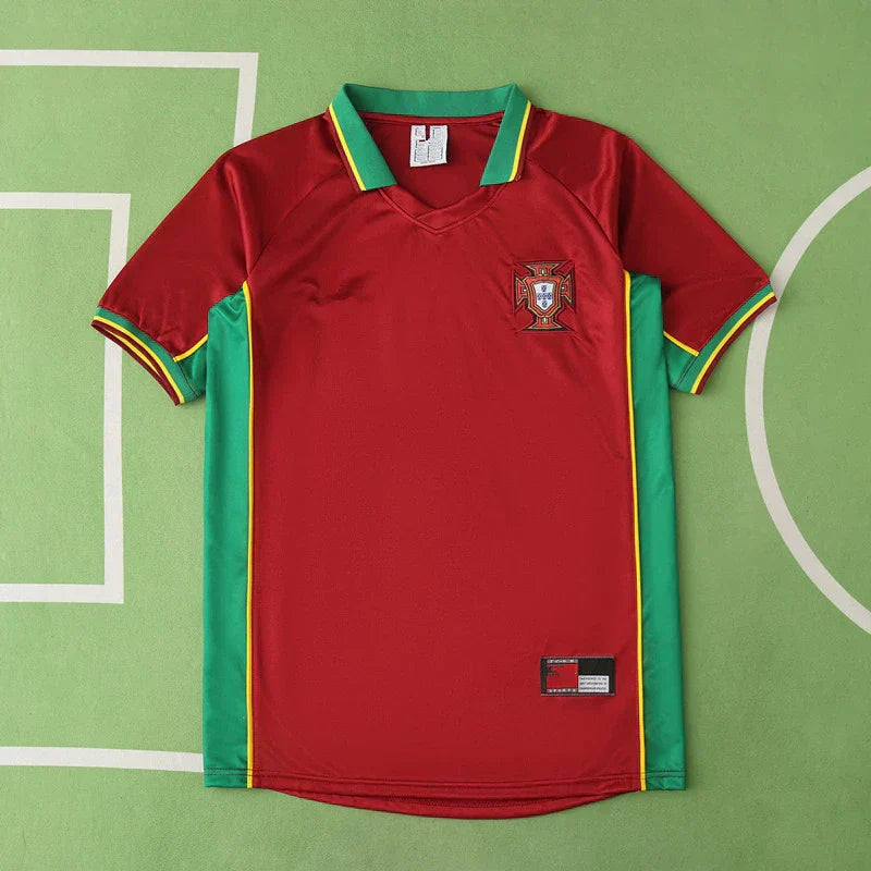 Portugal National Team Home Retro Fan Version 1998 Season Jersey
