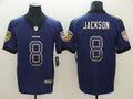 Men's Baltimore Ravens Lamar Jackson #8 Purple Alternate Game Jerseys