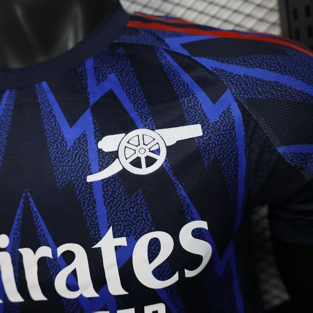 2025-26 Arsenal Second Away Blue Player Version Jersey - Men's