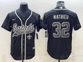 Men's New Orleans Saints Tyrann Mathieu #32 Black RFLCTV Limited Jerseys Joint Edition