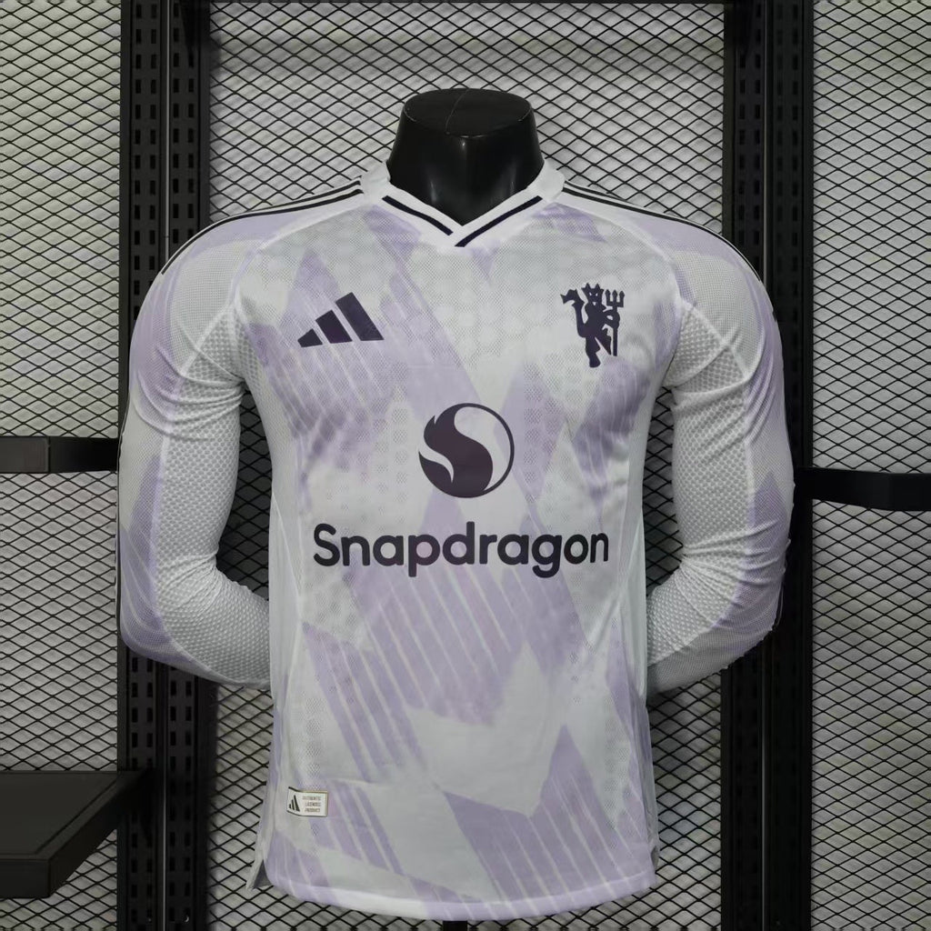 2025-26 Manchester City Long Sleeve Player Edition Jersey - Men