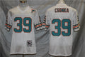 Men's Miami Dolphins Larry Csonka Mitchell & Ness White Legacy Replica Jerseys