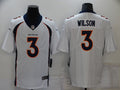 Men's Denver Broncos Russell Wilson #3 White Game Jerseys