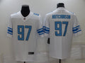Men's Detroit Lions Aidan Hutchinson #97 White Game Jerseys