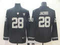 Men's Las Vegas Raiders #28 Josh Jacobs Black Alternate Game Jerseys