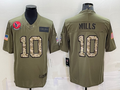 Men's Houston Texans Davis Mills #10 Brown Player Jerseys