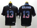 Men's Carolina Panthers Kelvin Benjamin #13 Black Game Jerseys