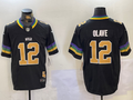 Men's New Orleans Saints Chris Olave #12 Black Team Game Jerseys