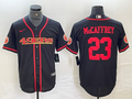 Men's San Francisco 49ers Christian McCaffrey #23 Black Joint Edition Player Jerseys