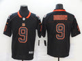 Men's Cincinnati Bengals Joe Burrow #9 Black Team Game Jerseys