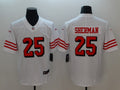 Men's San Francisco 49ers Richard Sherman #25 White Game Player Jerseys