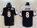 Men's Baltimore Ravens Lamar Jackson #8 Black Vapor F.U.S.E. Limited Jerseys