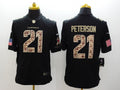 Men's Arizona Cardinals Patrick Peterson #21 Black Player Game Jerseys