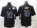 Men's Los Angeles Rams Cooper Kupp #10 Black Game Jerseys