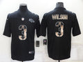 Men's Denver Broncos Russell Wilson #3 Black Player Jerseys