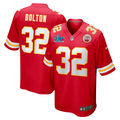 Men's Kansas City Chiefs Nick Bolton #32 Red Super Bowl LVII Patch Game Jerseys