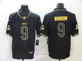 Men's Cincinnati Bengals #9 Joe Burrow Black Team Game Jerseys