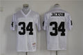 Men's Oakland Raiders Bo Jackson Mitchell & Ness White Legacy Replica Jerseys