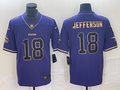 Men's Minnesota Vikings Justin Jefferson #18 Purple Alternate Game Jerseys