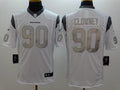 Men's Houston Texans Jadeveon Clowney #90 White Game Jerseys