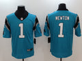 Men's Carolina Panthers Cam Newton #1 Blue Game Jerseys