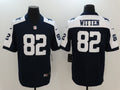 Men's Dallas Cowboys Jason Witten #82 Navy Alternate Custom1 Game Jerseys
