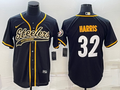 Men's Pittsburgh Steelers Franco Harris #32 Black Vapor Limited Jerseys