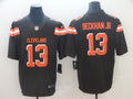 Men's Cleveland Browns Odell Beckham Jr. Brown Game Jerseys