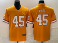 Men's Tampa Bay Buccaneers Devin White #45 Orange Throwback Game Jerseys