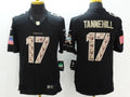 Men's Miami Dolphins Ryan Tannehill #17 Black Game Jerseys