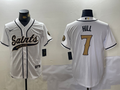 Men's New Orleans Saints Taysom Hill #7 White Player Jerseys