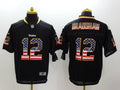 Men's Pittsburgh Steelers Terry Bradshaw #12 Black Player Jerseys