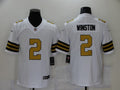 Men's New Orleans Saints Jameis Winston #2 White Alternate Game Jerseys