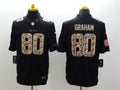 Men's New Orleans Saints Jimmy Graham #80 Black Game Jerseys
