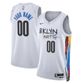 Men's Brooklyn Nets White 2022/23 Swingman Custom Jerseys - City Edition