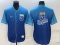 Men's Kansas City Royals Blue Alternate Authentic Jerseys