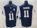 Men's Dallas Cowboys Micah Parsons #11 Navy Game Jerseys