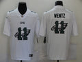 Men's Philadelphia Eagles #11 Carson Wentz White Player Game Jerseys