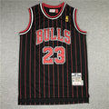 Men's Chicago Bulls Michael Jordan #23 Black Classics 1996-97 Authentic Jerseys