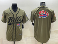 Men's Buffalo Bills Olive 2022 Salute To Service Limited Jerseys