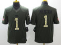 Men's Carolina Panthers Cam Newton #1 Army Green Game Jerseys