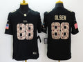 Men's Carolina Panthers Greg Olsen #88 Black Game Player Jerseys