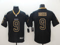 Men's New Orleans Saints Drew Brees #9 Black Game Player Jerseys